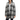 O/s Plaid Open Front Shawl Collar