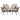 5-Piece Patio Set with Table and Chairs - Magasins Hart | Hart Stores