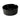 A LA CUISINE - BLACK BAKING DISH QUICHE CERAMIC