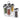 A LA CUISINE - set of 6 spice jars with stand 110ml