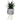 Artificial Succulent Plant in White Marble Ceramic pot with gold Metal Stand