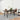 Bari Black Extendable Dining Table W Square Metal Legs