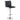 Adjustable Barstool - PU Black with White Trim - Magasins Hart | Hart Stores