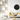 Clock Black/gold 12in