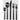 Cutlery 16pcs Mat Black