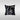 FACE FLOCKED CUSHION WH/BLCK