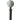 Round White-Carrera Marble Pole Set