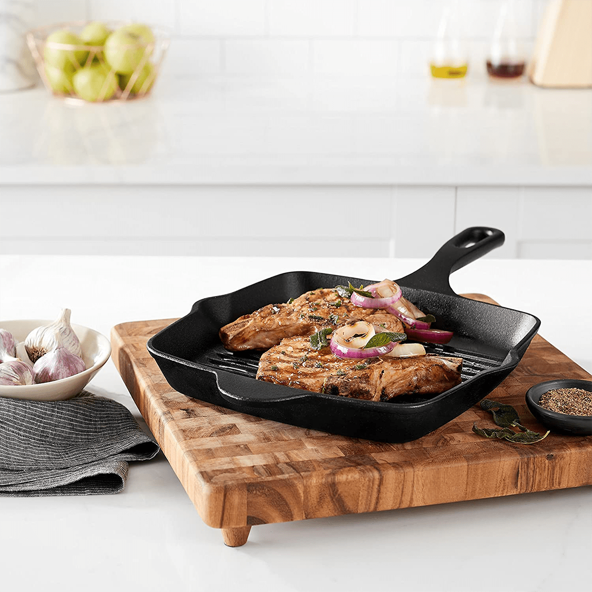 10-Inch Cast-Iron Skillet-Rectangle – Magasins Hart | Hart Stores