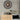 Oversized Roman Numeral Vintage Wall Clock with gears | 23'' black