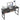 Coleshome Office Desk With Shelf - Magasins Hart | Hart Stores