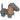 Door Stopper Dog Brown 9in Height 33x13x22cm - Magasins Hart | Hart Stores