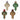 4 Asst 380Mm Giant Plastics Finial Ball - Magasins Hart | Hart Stores