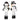 Fabric Sitting Snowman With beaded Dangling Legs 50cm 2 Asst - Magasins Hart | Hart Stores