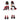 Fabric Sitting Snowman With Dangling Legs 2 Asst White gray - Magasins Hart | Hart Stores