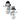 Fabric Snowman With Hat And Scarf 36cm 2 Asst White/black - Magasins Hart | Hart Stores