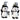 Fabric Standing Penguin With hat And Scarf 30cm 2 Asst - Magasins Hart | Hart Stores
