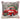 RED CAR CUSHION RED/GREY 18X18