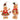 2 Asst 17" Fabric Stadning Gingerbread - Magasins Hart | Hart Stores