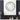 Clock Lined White