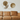 Metal Gold Wall Art Leaf And Circle 38x65