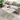 Ensemble de 2 tables d'appoint avec cadre en or et dessus en faux marbre