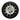 LAUREN TAYLOR - LARGE BLACK 52.5CM WALL CLOCK WITH MOVING