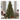 2.13m Pre lit Green Noble Pine Tree