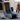 FOLDABLE FLOOR ROCKER GAMING CHAIR W/MASSAGER AND LED-BLACK