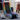 FOLDABLE FLOOR ROCKER GAMING CHAIR W/MASSAGER AND LED-BLACK