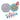 PAINT YOUR OWN-ROUND STEPPING STONE-CEMENT