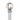 Yoder- Pole Set White and chrome