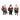 Poly resin Standing Santa 28cm 3 Assorted Carpenter/fisherman - Magasins Hart | Hart Stores