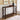 Rustic Metal Entry Table  46x12x30in