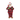 FABRIC STANDING SANTA 25CM