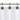 square 12pk metal shower hooks