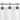 square 12pk metal shower hooks 