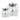 Set Of 2 Gift Boxes White Velvet Design With Pine Decoration - Magasins Hart | Hart Stores