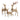 Set of 3 Light - Up Glitter Weave Reindeer 71 - 110 - 130 cm 220LED - Magasins Hart | Hart Stores