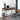 Darian | Computer Desk with Wood Topper and Metal Frame