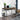 Darian | Computer Desk with Wood Topper and Metal Frame