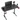 Gaming Table Desk with Music RGB Light, Large Mouse Pad, Cup Holder, Headphone Hook, 4 USB, Gamepad Holder and T-Shaped Legs