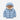 Girls Poly Filled Jacket With Sherpa Hood