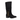 Suede Mid-Calf Boots with Buckle Straps