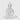 VASE 10IN(H) WHITE CERAMIC BUDDHA