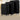 VoyageQuest- ABS LUGGAGE WITH 4 WHEELS /2 HANDLES-BLACK