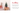 Christmas MIni Tree Red Linen B - Magasins Hart | Hart Stores