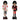 Wooden Hockey Player Nutcracker – 36cm (2 Assorted: Black/Red & White/Red) - Magasins Hart | Hart Stores