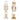 Wooden Soldier Nutcracker – 38cm (White & Gold, 2 Assorted: Drum & Staff) - Magasins Hart | Hart Stores
