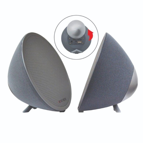 Escape - Set of 2 Wireless Stereo Speakers with Microphone - Magasins Hart | Hart Stores