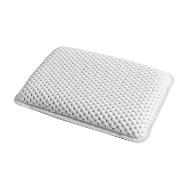 Oreiller de bain avec ventouses